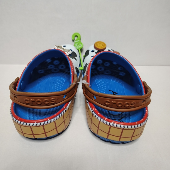 Crocs Sheriff Woody Toy Story Classic Clog Mens Size 5 Women's Size 7 New Unisex - Picture 6 of 8